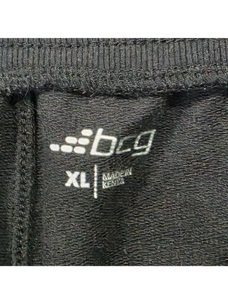 Mens Bcg Black Pull On Drawstring Joggers Elastic Waist Cotton Blend Size Xl — image 2 of 8